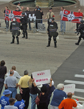 nazi protest