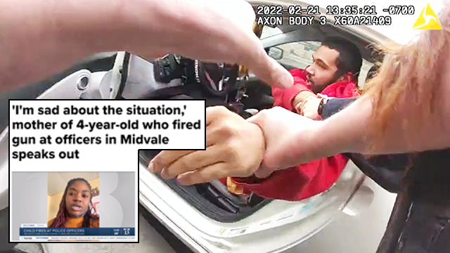 Bodycam Footage Released of 4-Year-Old Shooting at Cops Outside McDonald's Drive-Thru in Utah
