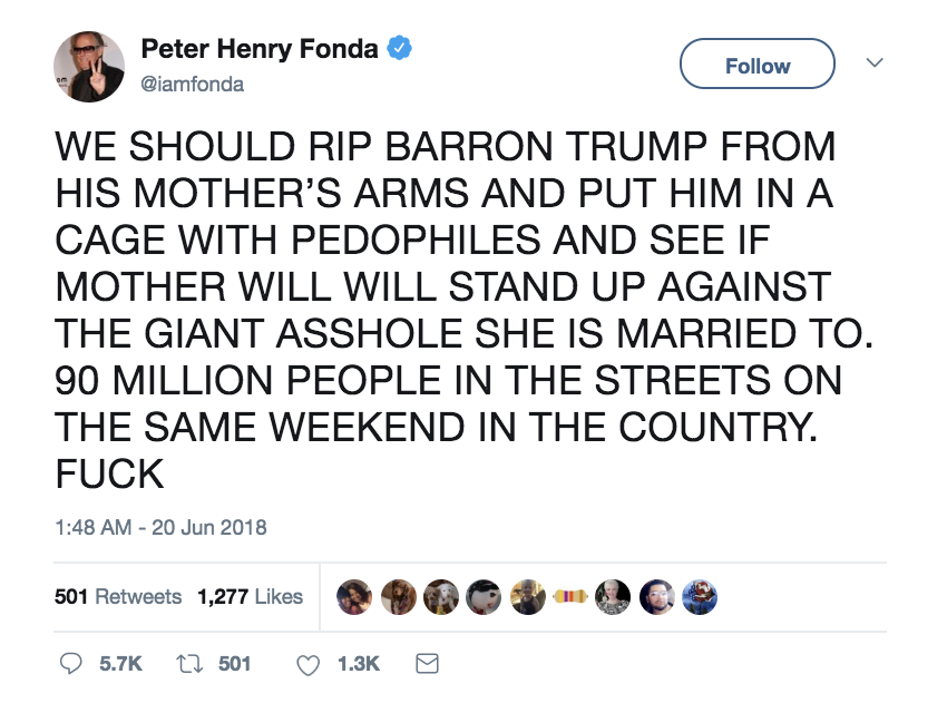 Peter Fonda's "Boundaries" Movie Bombs After Vile Tweets