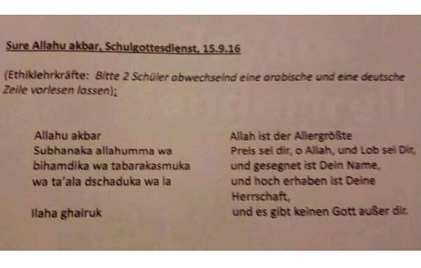 Germany: Students Forced to Chant 'Allahu Akbar,' Punished for Refusing Trip to Mosque