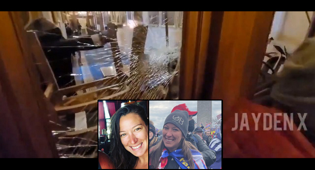 SHOCK: New Footage Emerges Of Capitol Police Shooting Air Force Vet Ashli Babbitt At Point-Blank