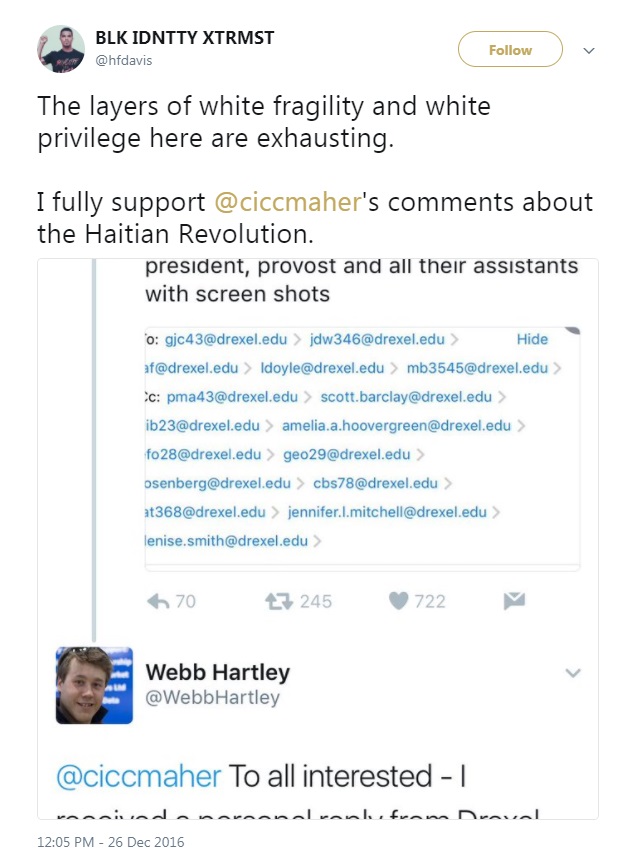 Real Life Ass Clown Professor: Whiteness must be by any and all means ...