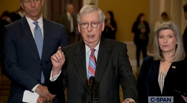 Mitch McConnell Says Sending Billions to Ukraine is The ‘Number One Priority’ of Most Republicans