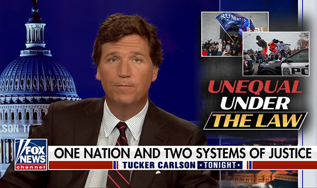 Tucker: U.S. Has ‘Two Systems Of Justice – One For The Allies of The People in Charge & One For Their Enemies’